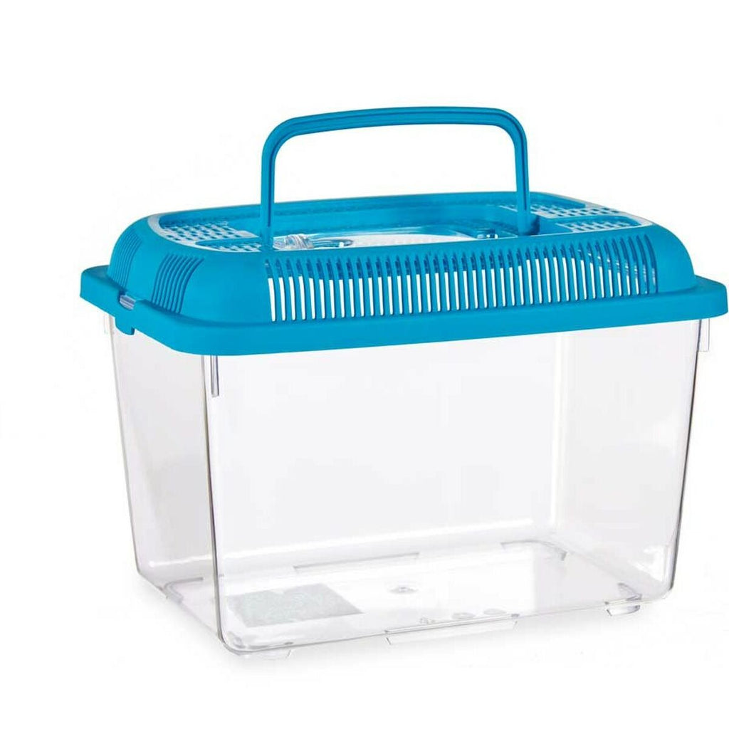 Fish tank Mascow Blue Plastic 3 L 17 x 16 x 24 cm With handle Medium (12 Units)-1